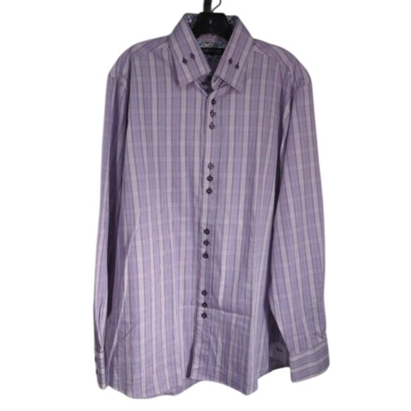 Dolce Guava Milano Purple Dress Shirt Size XL
